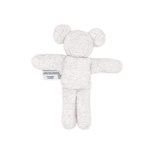 Peluche bébé blanc souris Baby Dior, vue de dos, mixte TU