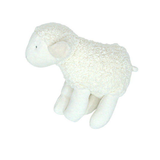 Peluche bébé mixte Jacadi taille unique, écru, en velours et fourrure synthétique