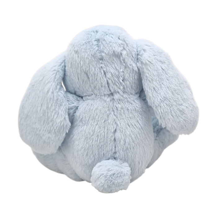 Peluche musicale bébé bleu ciel Augustin le lapin Tartine et Chocolat, vue de dos, garçon TU mois