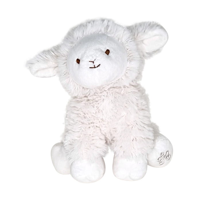 Peluche Edmond le mouton écru, Tartine et Chocolat, vue de face, seconde main en état impeccable