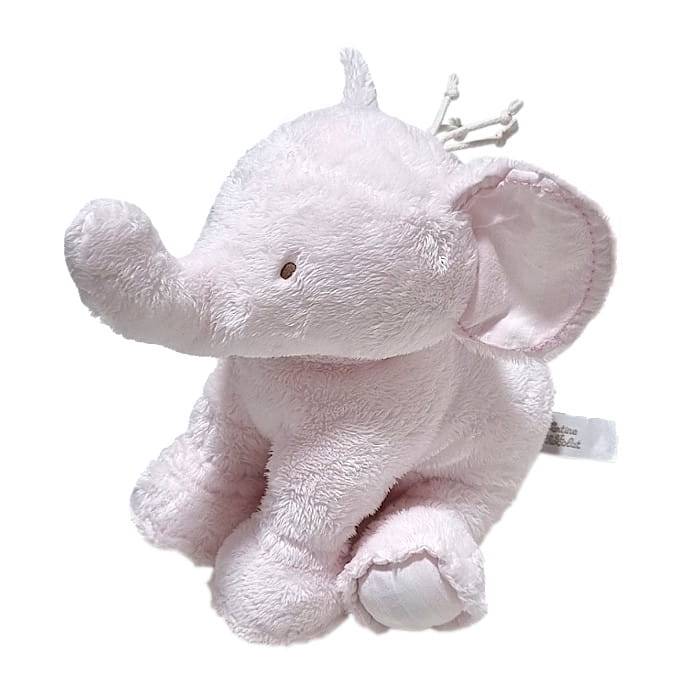 Peluche bébé fille Tartine et Chocolat seconde main éléphant rose