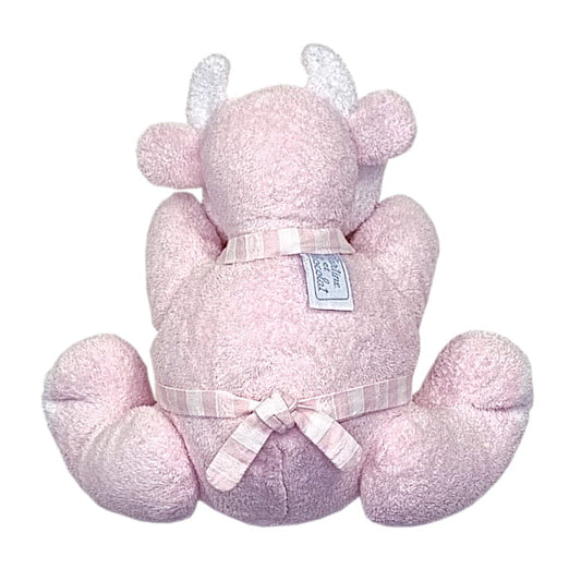 Peluche rose et blanc Tartine et Chocolat