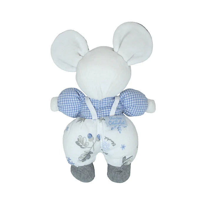 Peluche bébé mixte Tartine et Chocolat taille unique, blanc/bleu, tissu signé de la marque