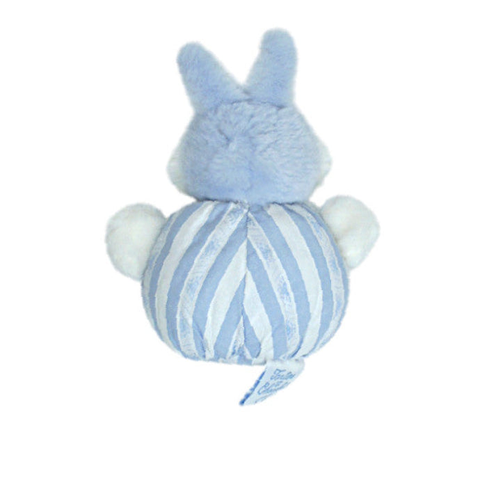 Peluche bébé garçon Tartine et Chocolat taille unique, bleu, en tissu rayé Garda