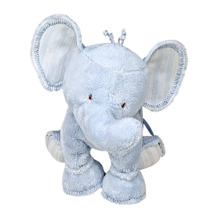 Peluche éléphant Tartine et Chocolat bleu seconde main pour bébé garçon