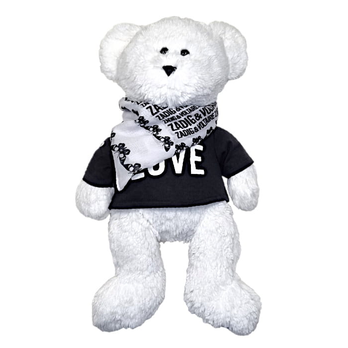 Peluche ours Zadig&Voltaire seconde main écru