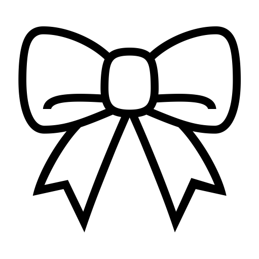 Pictogramme d'un nœud symbolisant l'emballage raffiné pour chaque commande Chou de Chic
