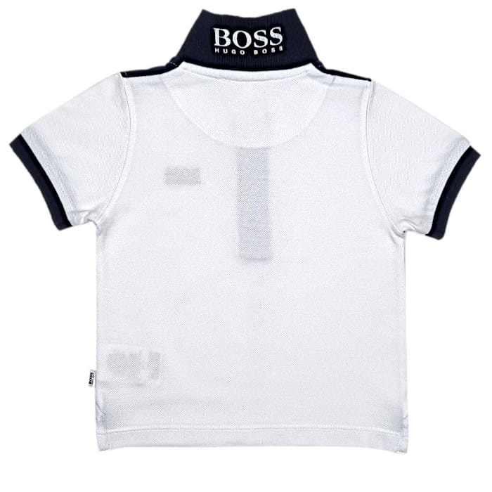 Polo blanc Hugo Boss bébé garçon 12 mois