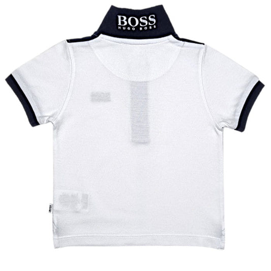 Polo blanc Hugo Boss bébé garçon 12 mois