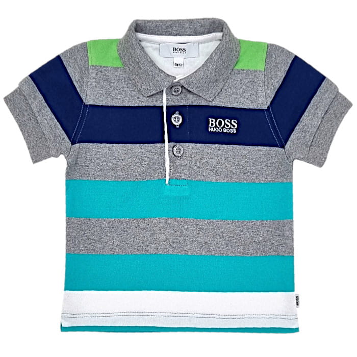 Polo Hugo Boss 6 mois multicolore d'occasion - Vêtement bébé garçon chic