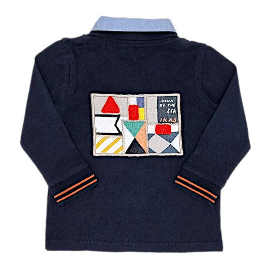 Polo marine IKKS bébé garçon 6 mois