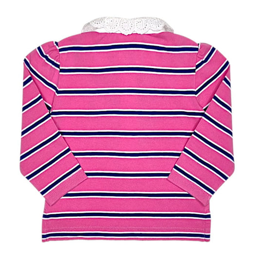 Polo rose Ralph Lauren bébé fille 9 mois