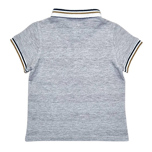 Polo gris Tartine et Chocolat bébé garçon 12 mois
