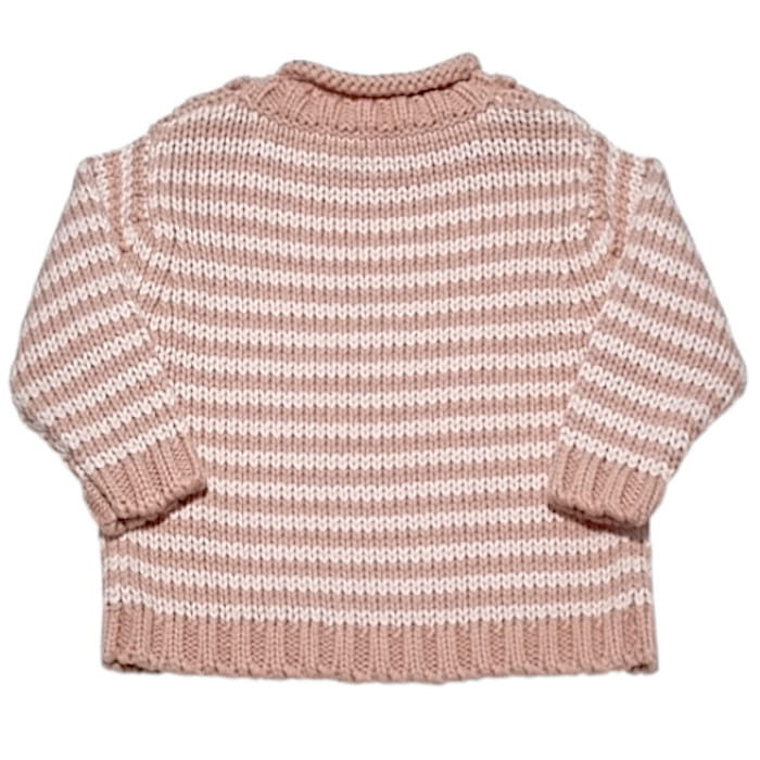 Pull rose Chloé bébé fille 3 mois