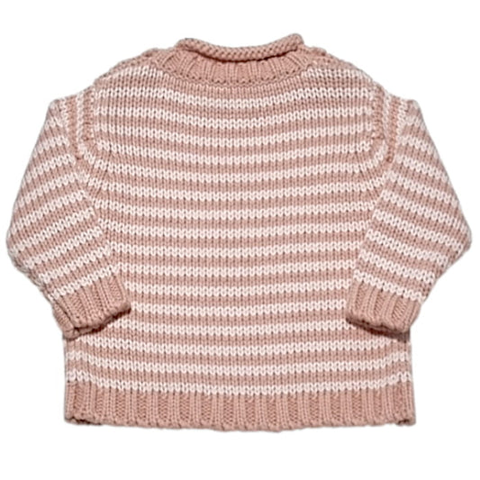 Pull rose Chloé bébé fille 3 mois