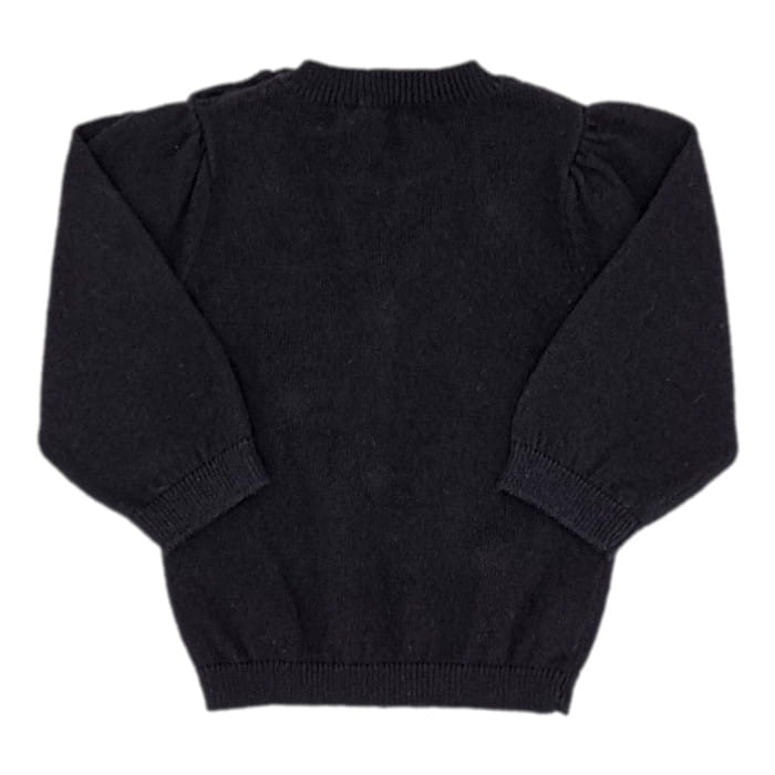 Pull noir IKKS bébé fille 3 mois