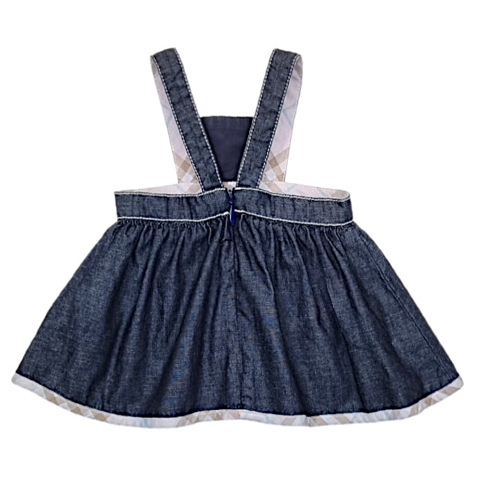 Robe bleue Burberry bébé 1 mois
