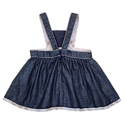 Robe bleue Burberry bébé 1 mois