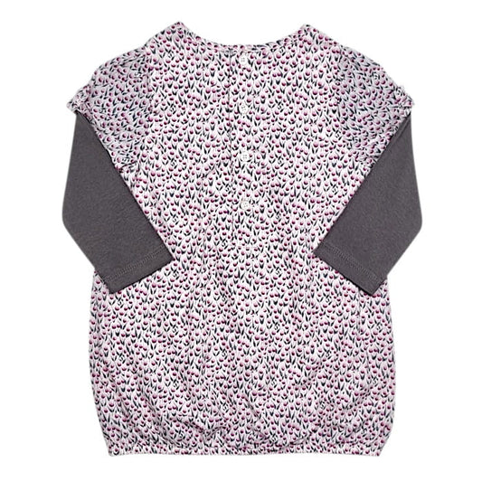 Robe beige IKKS bébé fille 12 mois