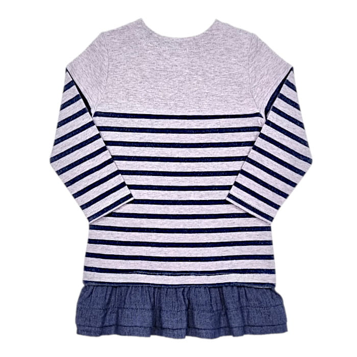 Robe bleue IKKS bébé fille 12 mois