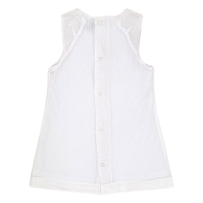 Robe blanche IKKS bébé fille 18 mois