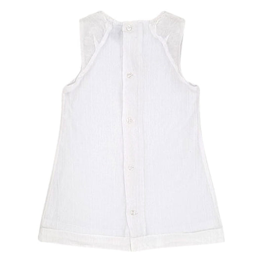 Robe blanche IKKS bébé fille 18 mois