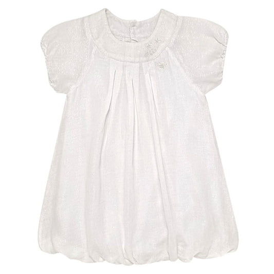 Robe de cérémonie bébé fille blanche, taille 18 mois, marque IKKS - seconde main premium