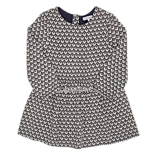 Robe manches longues bébé fille multicolore, taille 18 mois, marque IKKS - seconde main premium