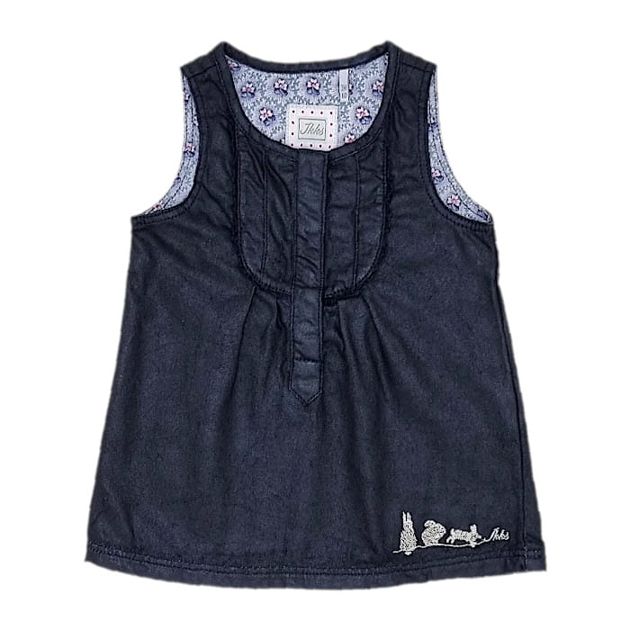 Robe IKKS bébé fille 3 mois seconde main bleu indigo
