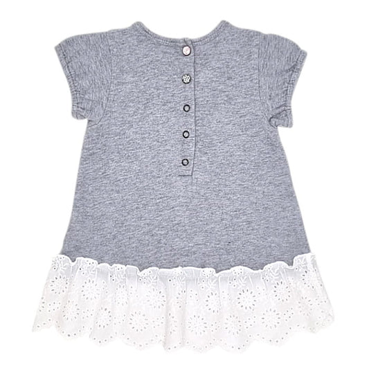 Robe grise IKKS bébé fille 3 mois