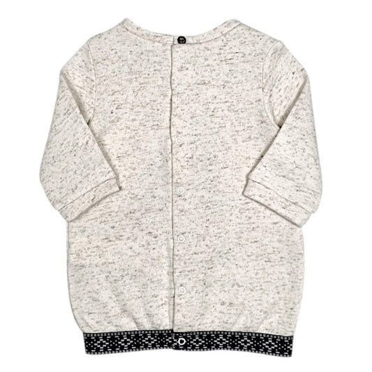 Robe sweat beige IKKS bébé 6 mois