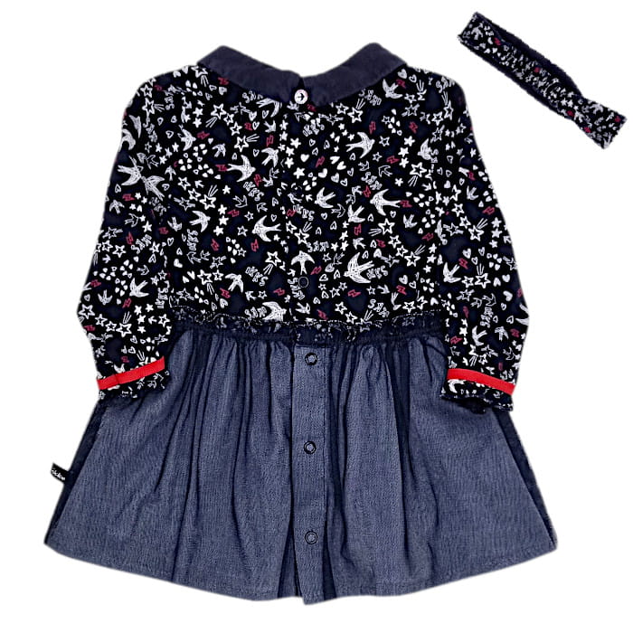 Robe tutu marine IKKS bébé 6 mois