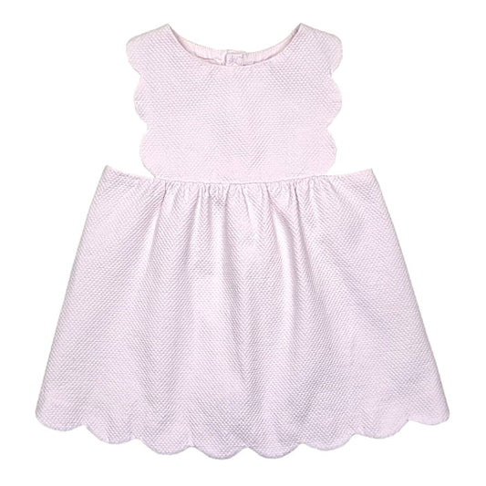 Robe chasuble bébé fille rose, taille 6 mois, marque Jacadi - seconde main haut de gamme