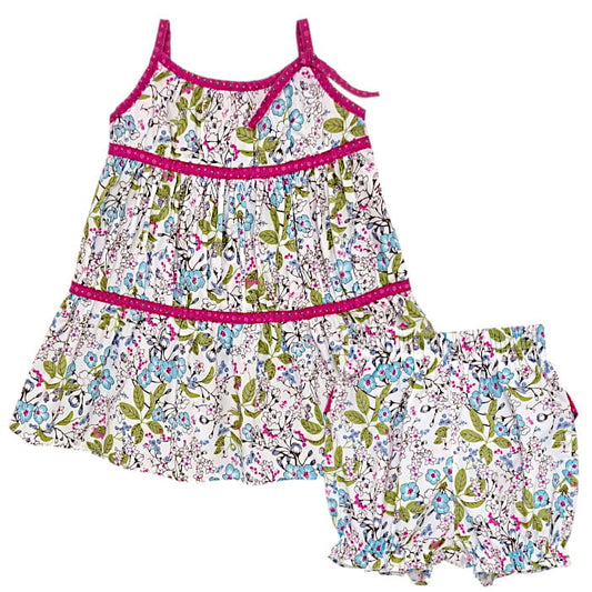 Robe et bloomer bébé fille multicolore, taille 3 mois, marque Kenzo - seconde main luxe