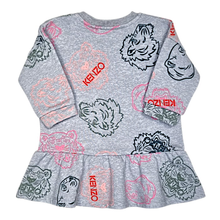 Robe gris chiné Kenzo bébé fille 6 mois