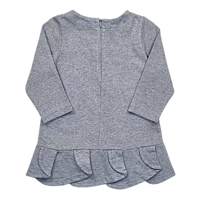 Robe gris chiné Lili Gaufrette bébé 9 mois