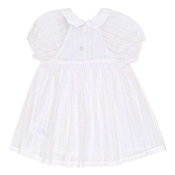 Robe blanche Tartine et Chocolat bébé fille 18 mois