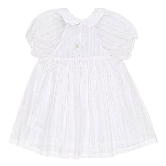 Robe blanche Tartine et Chocolat bébé fille 18 mois