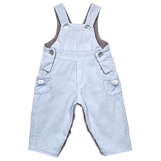 Salopette bébé garçon bleu/marron, taille 3 mois, marque Tartine et Chocolat - seconde main haut de gamme
