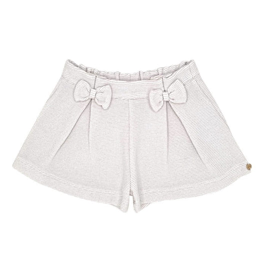 Short bébé fille blanc/doré, taille 18 mois, marque Lili Gaufrette - seconde main premium