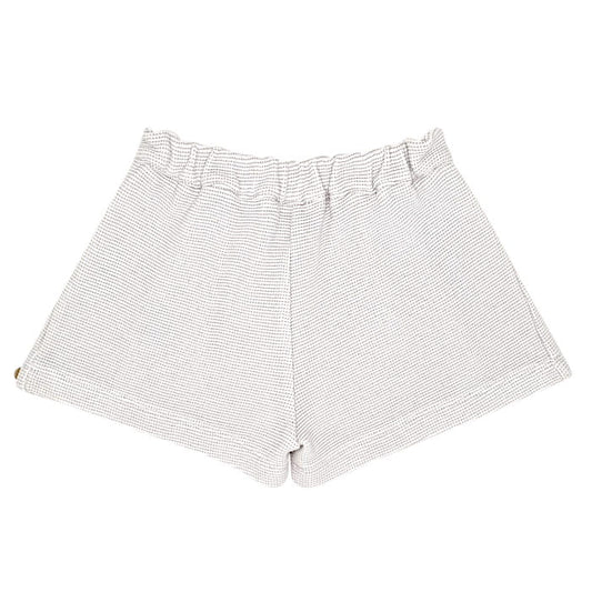 Short blanc doré, Lili Gaufrette, 18 mois, vue de dos, vêtement bébé fille de marque chic