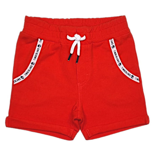 Short à poches bébé garçon orange, taille 12 mois, marque Timberland - seconde main premium