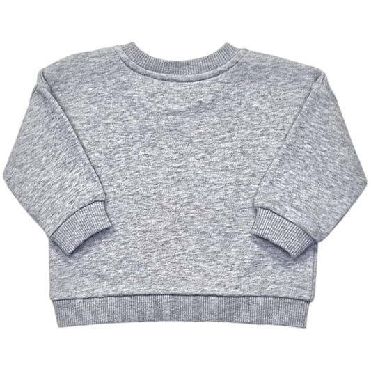 Sweat gris chiné bébé fille Kenzo 6 mois
