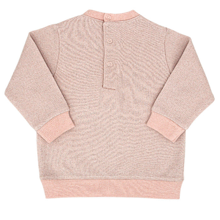 Sweat bébé fille Kenzo 6 mois, rose, boutons-pressions dans le dos