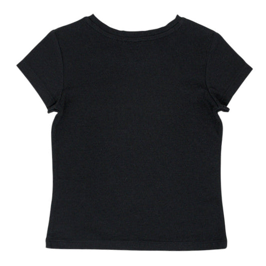 T-shirt bébé mixte Karl Lagerfeld 36 mois, vue de dos, noir à manches courtes