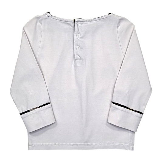 T-shirt blanc Burberry bébé fille 12 mois