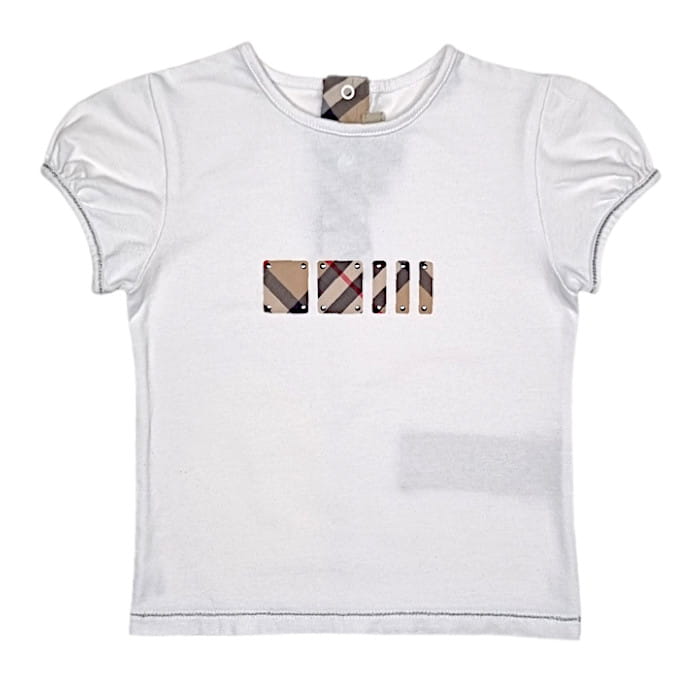 T-shirt Burberry bébé fille 18 mois - Vêtement seconde main de marque luxe