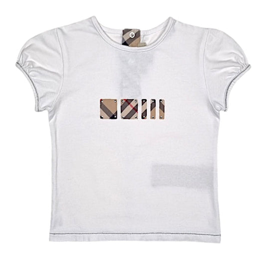 T-shirt Burberry bébé fille 18 mois - Vêtement seconde main de marque luxe