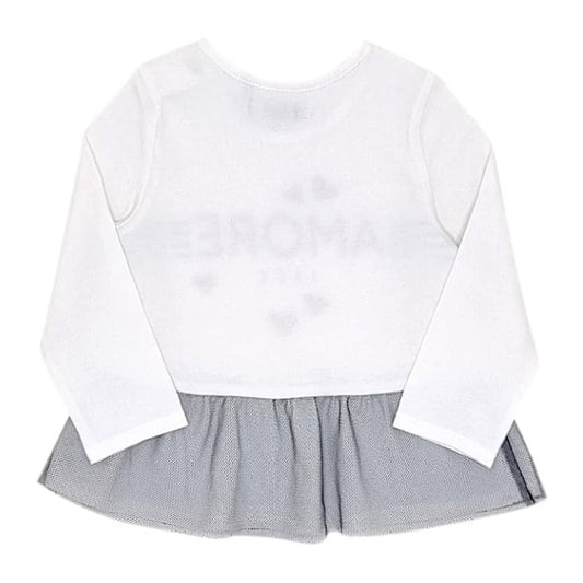 T-shirt écru IKKS bébé fille 12 mois