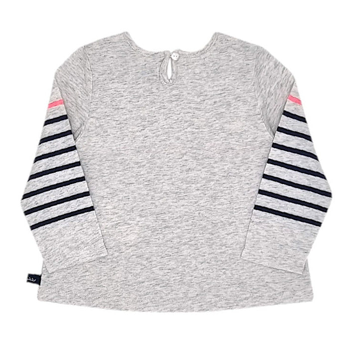 T-shirt gris IKKS bébé fille 12 mois